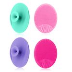 Silicone Face Scrubber Brush,Facial Cleansing Brush-Blackhead Scrubber Exfoliating Brush,Cradle Cap Brush and Comb- Head Cleaning Scalp Massager Brush