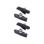 BBB Cycling RoadStop Rim Brake Pads Cartridge Shimano And SRAM Compatible Optimum Gripping Power Minimal Wear, Black, BBS-02