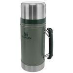 Stanley Classic Legendary Food Jar 0.94L - Hot For 20 Hours - BPA-Free Stainless Steel Food Flask - Leakproof Lid Doubles as Cup - Thermal Lunch Box For Hot Food - Dishwasher Safe - Hammertone Green