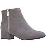 ILLUDE Women's Low Heel Ankle Boot 