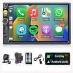 Apple Carplay Double Din Car Stereo