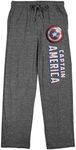 Captain America Shield Marvel Comic Book Grey Sleep Pants-3XL