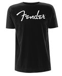 Fender 'Classic Logo' T-Shirt (Medium) Black