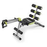 Wonder Core 2 - 12 in 1 Exercise Machine - Built in Twisting Seat and Rower for At Home Gym Workouts - Core Strength Training - Tone Tighten and Sculpt Abs - Grey