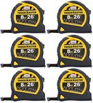 Measuring Tape 8M Pack of 6 PCS Stu