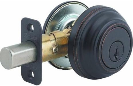 Kwikset 980 Single Cylinder Deadbolt Featuring SmartKey in Venetian Bronze