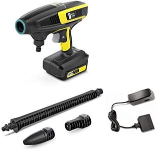 Kärcher KHB 6 Pressure Washer Battery Set (Battery: 18 V / 2.5 Ah, Pressure: 24 bar, Flat Jet Nozzle, Rotor Nozzle, Quick Connect, Garden Hose Connection A3/4 Inch, Weight: 1.3 kg)