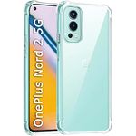 TheGiftKart Shockproof Clear Back Cover Case for Oneplus Nord 2 5G / Oneplus Nord 2 5G Pac-Man Edition | 360 Degree Protection | Hard Transparent Back Cover Case (PC & TPU, Transparent Bumper)