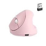 Wireless Mouse Pink Ergonomic Verti