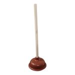 t&b enterprise Heavy Duty Toilet Plunger (6 Inch Cup & 17 Inch Handle) Powerful Toilet Un-blocker Strong Suction Pump Best for Kitchen Sink Bathroom Shower Draining