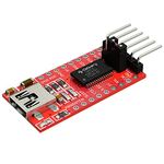 AZDelivery FT232RL Mini USB to TTL Serial Converter Adapter Module 3.3V 5.5V FT232R Port DTR RX TX VCC CTS GND Pin compatible with Arduino and Raspberry Pi including E-Book!