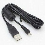 2.0 USB Data Charger Cable 2.0 USB for Nikon Coolpix S01 S2600 S2900 S4200 S4300 S6100 Camera- Black