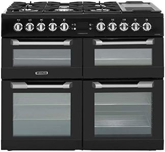 Leisure Cuisinemaster CS100F520 Freestanding Gas Cooker A Black – Ovens and Cookers (Stove, Black, Rotary, Front, Gas Stove, Medium)