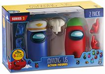 Among Us Series 2 Action Figures 2-pack, 11cm - Red and Blue