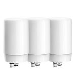 Faucet Filter Replacement, Compatible with Brita 36311 On Tap Faucet Water Filtration System, Brita FR-200, FF-100 Replacement Filters for Faucets, Reduces Lead, BPA Free, 3-Pack