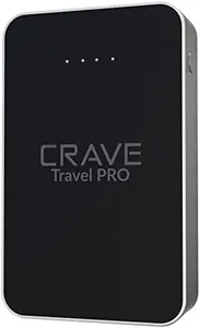 Crave Travel PRO Power Bank with 13400 mAh [Quick Charge QC 3.0 USB + Type C with PD] Portable Battery Charger