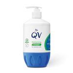 QV Cream with 10% Glycerin (500g) Rich Protective Moisturiser for Sensitive, Dry Skin, Fragrance Free, Noncomedogenic Body Cream, Hydrating Skin Care for Eczema, Psoriasis, Dermatitis, Pump Bottle