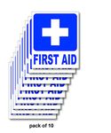 999Store office supplies sunboard First Aid Box sticker signage Sign Board Blue 20X15 Cm