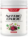 Snap Supplements USDA Organic Beet Root Powder, 3-in-1 Nitric Oxide Supplement, Support Healthy Blood Pressure and Blood Circulation, 250g (8.8 oz, Cherry Lime)