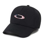 Oakley Men's Tincan Cap Hat, Black/American Flag, L-XL UK