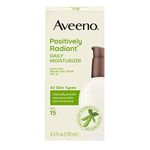 Aveeno, Facial Moisturizers Positively Radiant Daily Moisturizer, Spf 15, 4 Fl Oz