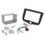 Sound-way Double din car stereo radio installation kit facia adapter compatible with Toyota Yaris 1999-2006 2 din