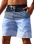 ELETOP Men's Swim Trunks Quick Dry 