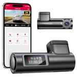 LINGDU D100 2.5K Dash Cam Front, WiFi Dash Camera for Cars with Voice Control, WDR 24H Parking Mode, Loop Recording G-Sensor, Built-in GPS Night Vision, Max Up Support 256GB Easy to Install