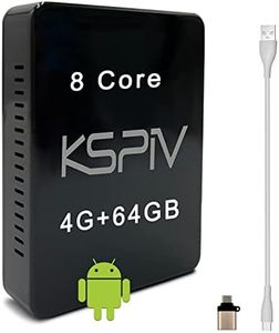 KSPIV Wireless Carplay Dongle, Android Auto Adapter - Touch Screen, Split Screen, Mirror Link - Plug and Play for OEM Wired Carplay