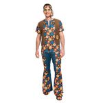 Amscan 9905119 - Men's 1960's Groovy Hippy Man Adults Fancy Dress Costume Size: Standard