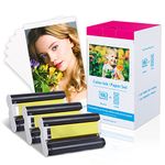 Compatible Canon Selphy CP1500 Ink and Paper for Selphy Photo Printer CP1500 CP1300 CP1200 CP910 CP800 CP780 4x6 inch 10x15cm, KP-108IN 3xKP-36IP Photo Paper 108 Sheets and 3 Colour Ink Cassette