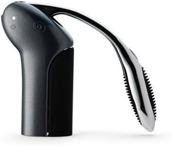 Rabbit Original Vertical Lever Corkscrew Wine Opener with Foil Cutter and Extra Spiral (Gun Metal Grey)