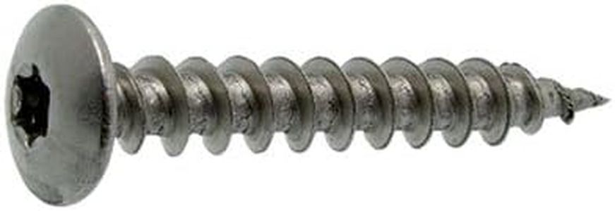 Générique - Vis penture tete ronde large empreinte torx ou etoile-inox a2 - Ø mm.6 - L/Lf mm.40 - Cond..100 -
