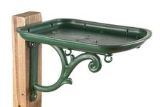 Outdoors Bird Feeder - Tray for Wild Birds and Squirrels for Outside - Cardinal, Finch, Thistle Bird, Woodpecker, Bluebird and More - Outdoor Feeding Station for Garden and Yard - Heavy Duty Platform