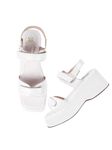 Shoetopia Women's Heeled Sandal-4 Kids UK (Club-White)-EU37