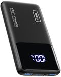 INIU Power Bank, 10000mAh Slimmest Fast Charging Portable Charger, 22.5W Battery Pack PD3.0 QC4.0, Powerbank USB C Input & Output Mobile Phone Charger for iPhone 15 14 13 12 Pro Max iPad Samsung etc