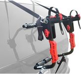 Tyger Auto Deluxe Black 1-Bike Trunk Mount Bicycle Carrier Rack. (Compatible with Vehicles Without Rear Spoilers) | TG-RK1B204B