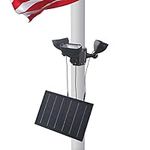 enrybia Flag Pole Light Solar Power