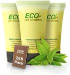 ECO Amenities Conditioning Shampoo, Travel Size Shampoo and Conditioner Sets, Mini Shampoo & Conditioner Sets - 2 in 1 Shampoo & Conditioner, Green Tea Scent, 0.75 Fl Oz (Pack of 288)