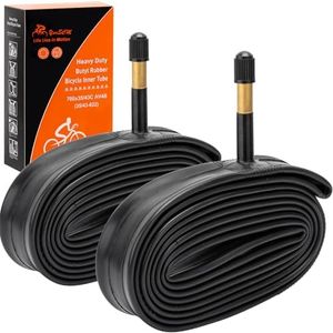 YunSCM 2 Pcs,700x38c Bike Tubes,700x35c Bike Tubes,700x35/43c Bike Inner Tubes Schrader Valve 48mm,Road Bike Tubes 700x35c,Off-Road Bike Tubes 700x38c,700x40c Bike Tubes,700x35c Bicycle Tubes