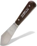 Footprint Clipt Point Putty Knife - 4.5”/115mm Hardened and Tempered Spring Steel Decorators Tool. Full Tang, Triple Rivet Hardwood Handle for Mixing, Filling and Scraping.