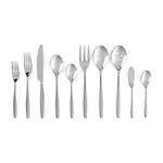 Nambe Aidan 45 Piece Stainless Steel Flatware Set, Service for 8