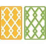 Caspari Trellis Playing Cards, Multi-Colour, Set of 2