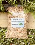WOODWOOD 10 Litres Alder Smoking Wood Chips for BBQ and Food Smoker 100% Natural Specially Prepared for Food Smoking