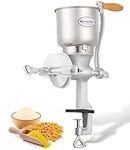 Moongiantgo Corn Grinder Mill Cast Iron Manual Grain Mill Hand Grinder with Large Hopper for Corn Barley Wheat Berries Coffee Pepper Dried Beans Animals Feed Home Brewing