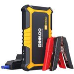 GOOLOO New GP2000 Jump Starter 2000A Car Starter Battery Pack (Up to 8.0L Gas, 6.0L Diesel Engine),12V Car Battery Charger Jumper Starter, Supersafe Portable Lithium Jump Box with USB Quick Charge