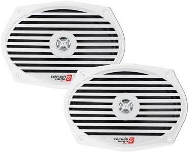 Cerwin Vega XM69W 6"x9" 2-Way Marine Coaxial Speakers White Pair