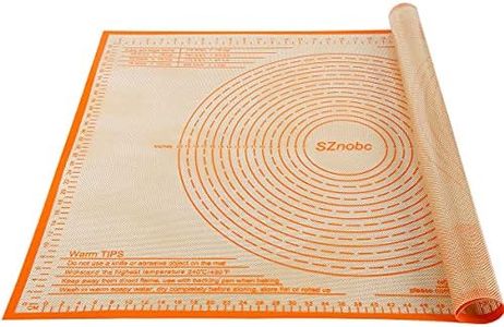 Extra Large Silicone Pastry Mat Nonstick Dough Mat with Measurement 36'' by 24'' Perfect for Bread Kneading Mat, Dough Rolling Mat, Fondant Mat, Pie Crust Mat, Cake/Cookies/Pizza Mat