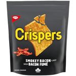 CRISPERS, Smokey Bacon Crackers, Salty Snacks, Baked In Canada, 145 g