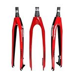 Hanquen 26/27.5/29inch Bike Forks Carbon Fiber Rigid Disc Brake MTB Fork 28.6mm Tapered Tube XC Mountain Bike Front Fork